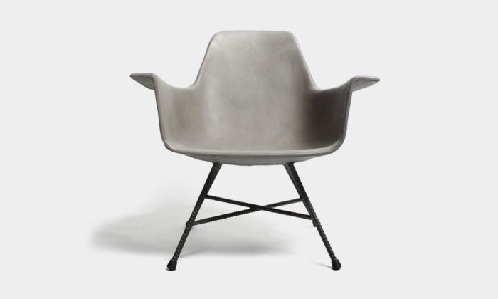 Mid-Century Modern Concrete Chair