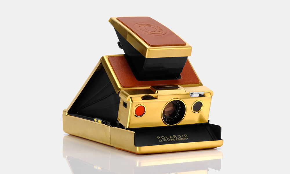 Polaroid 50th Anniversary Edition Gold SX-70 Instant Film Camera