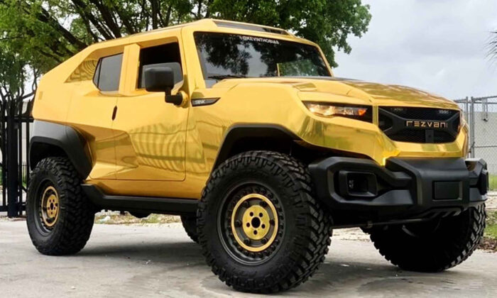 Gold Rezvani Motors Tank SUV