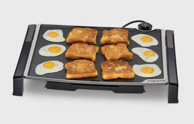 Prestone Electric Tilt-N-Fold Griddle