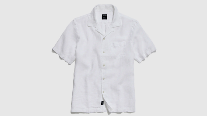 Todd Snyder Sea Soft Irish Linen Camp Collar