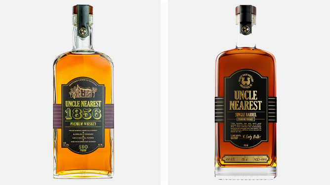 Uncle Nearest 1856 Premium Aged Whiskey and Uncle Nearest Single Barrel Whiskey