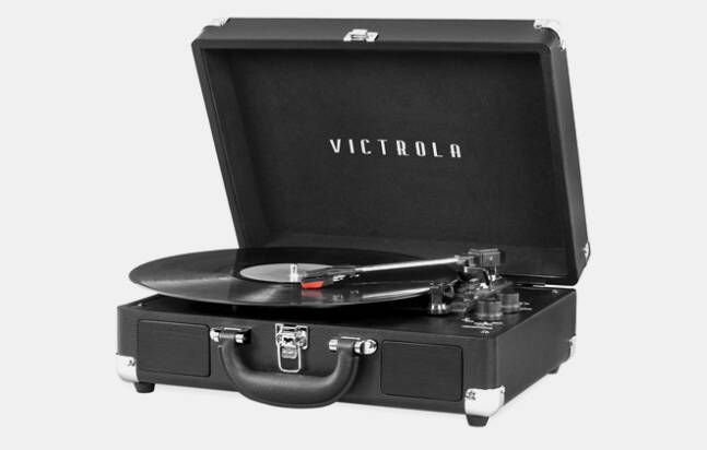 Victrola Vintage 3-Speed Bluetooth Portable Suitcase Record Player