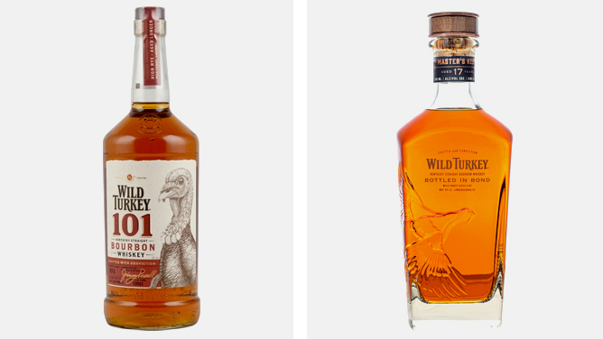 Wild Turkey 101 Kentucky Straight Bourbon and Wild Turkey Master’s Keep Kentucky Straight Bourbon Whiskey Aged for 17 Years