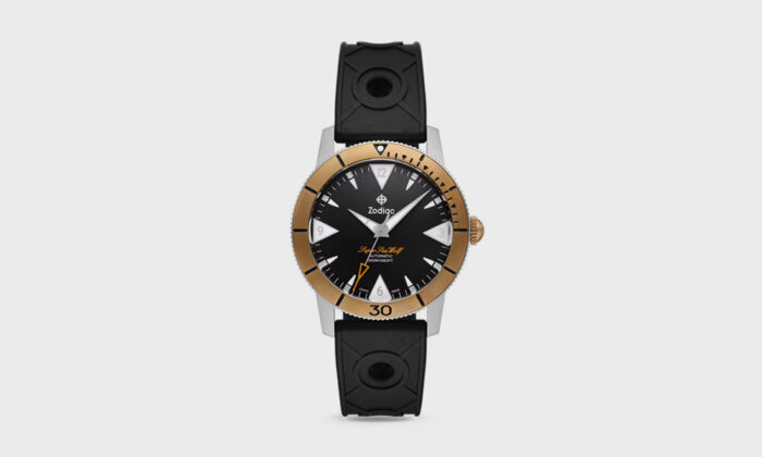 Huckberry x Zodiac Bronze Super Sea Wolf Dive Watch